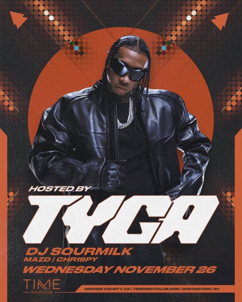 Tyga at Time Nightclub